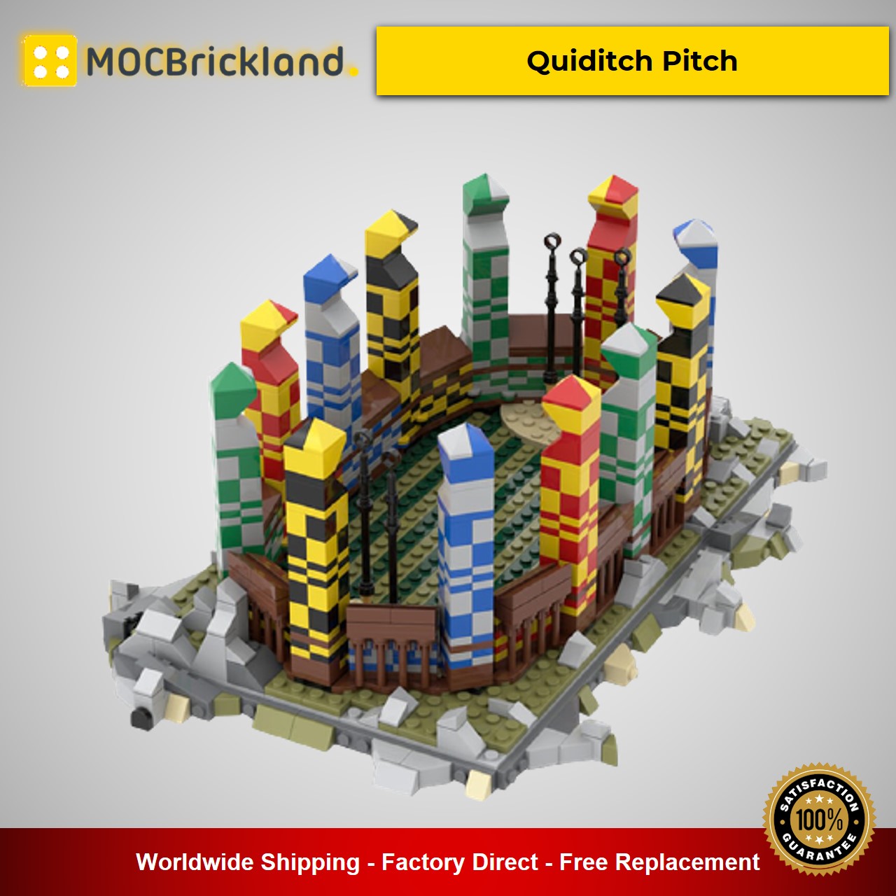Movie MOC-25430 Harry Potter Quiditch Pitch by Bricks64_DK MOCBRICKLAND