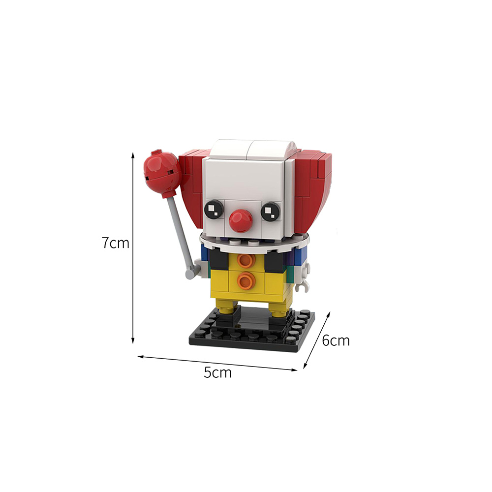 MOVIE MOC-30697 It Pennywise by IBrickheadz MOCBRICKLAND