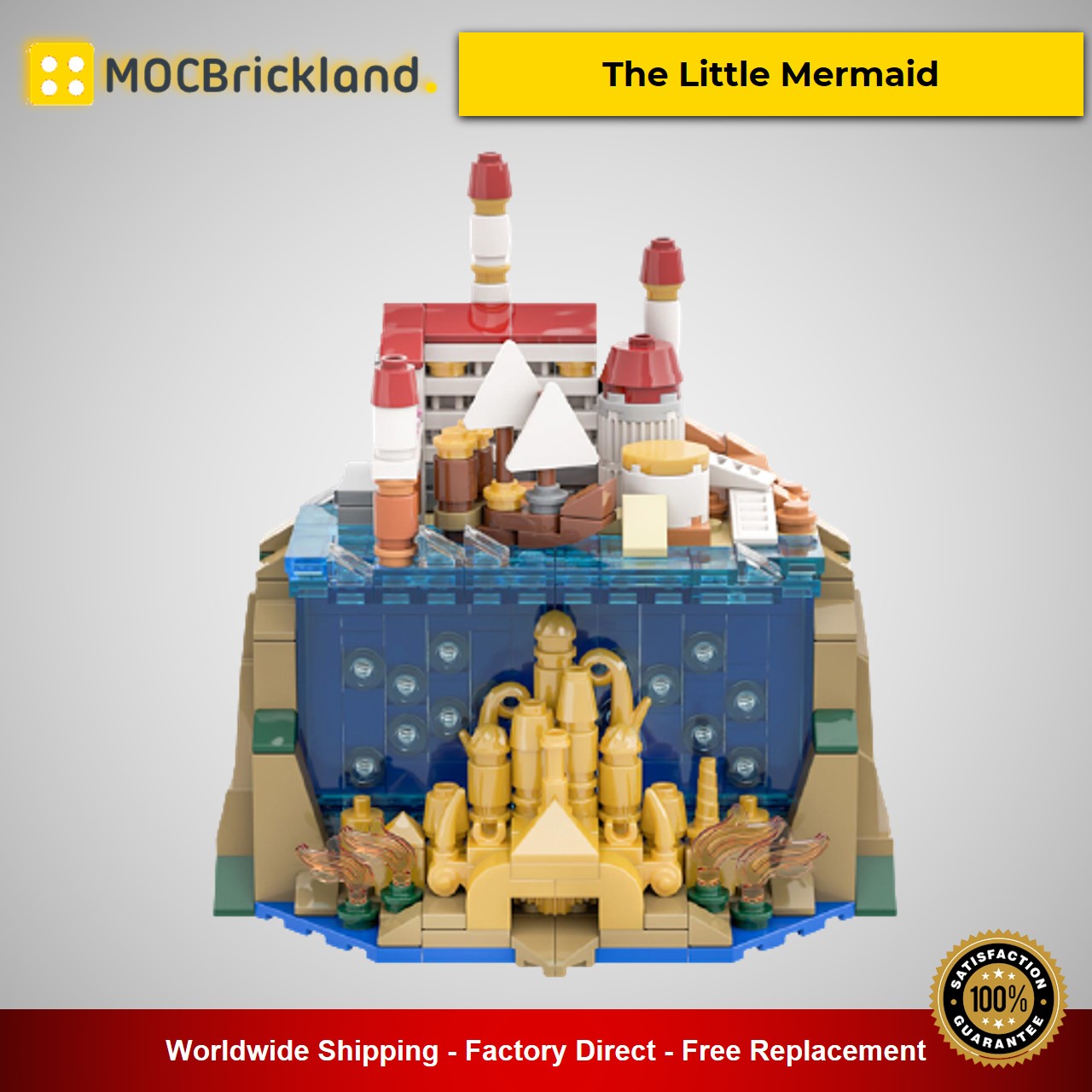 MOCBRICKLAND MOC-34801 The Little Mermaid