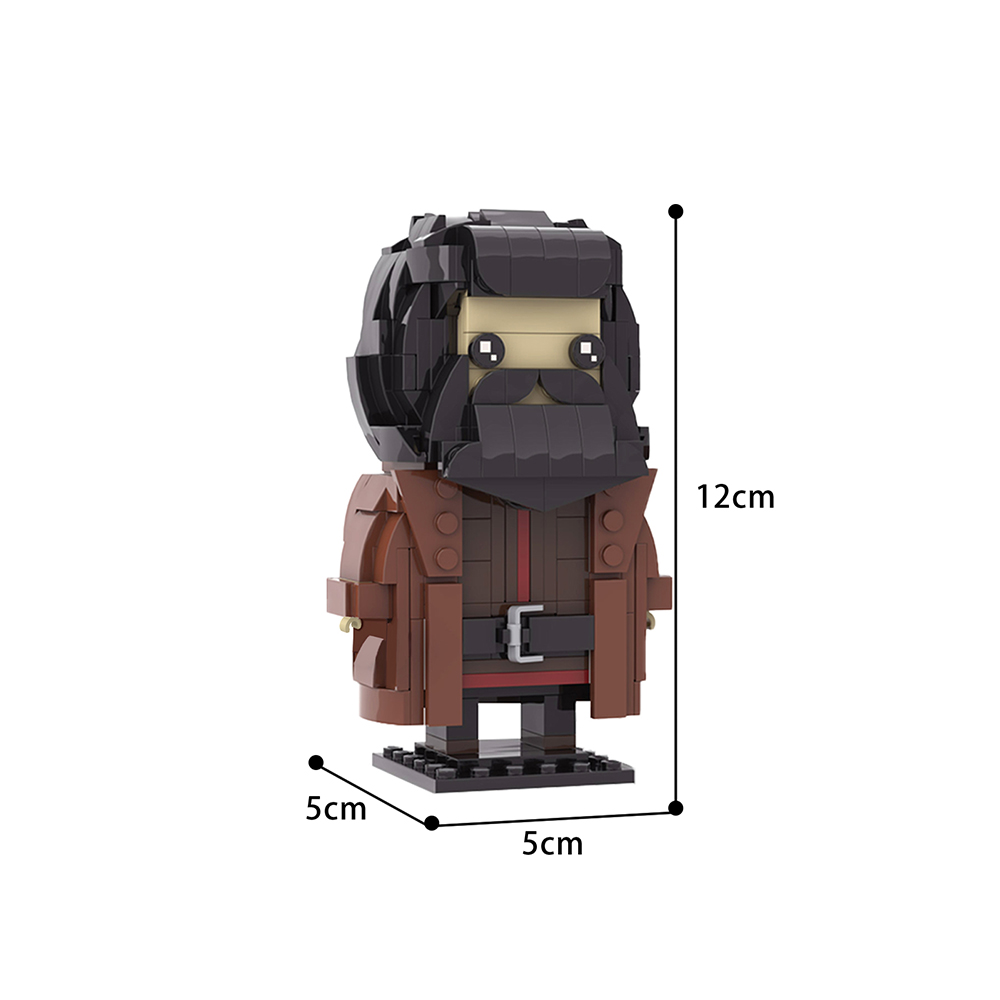 Movie MOC-35798 Hagrid Brickheadz by custominstructions MOCBRICKLAND