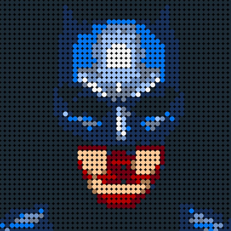 Movie MOC-90099 Reunion Batman-Pixel art MOCBRICKLAND