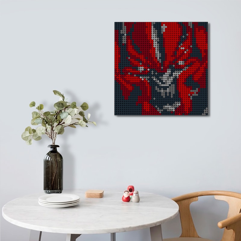 Movie MOC-90100 Red Spider-Pixel art MOCBRICKLAND