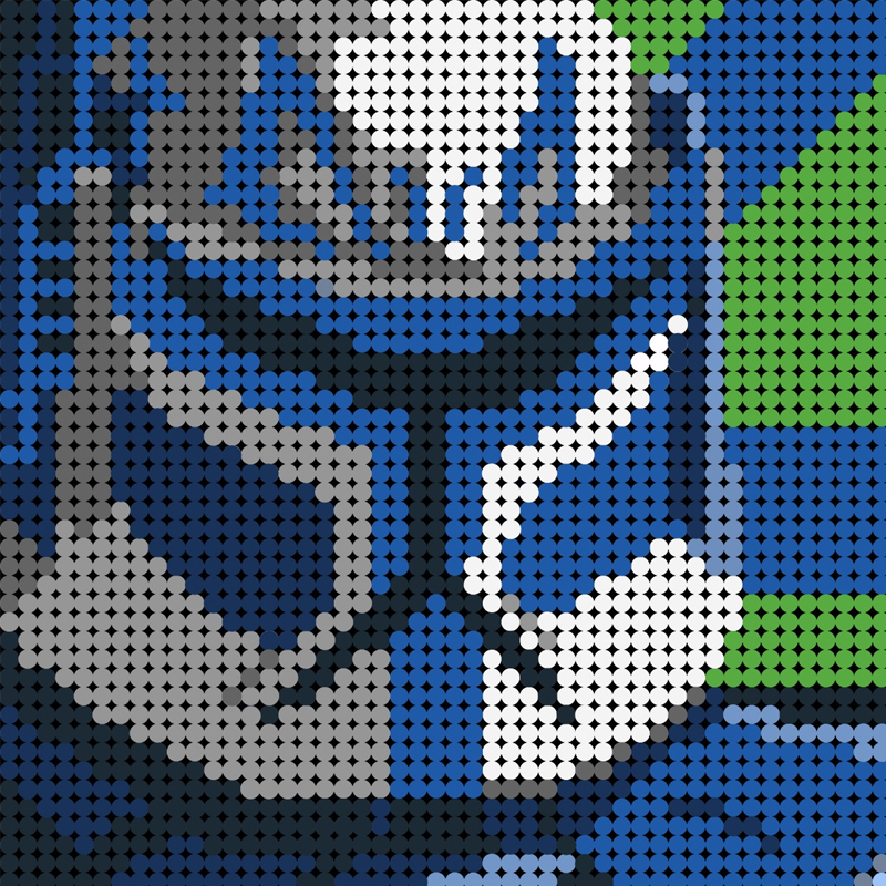 Movie MOC-90114 Star Wars Clones Pixel Art MOCBRICKLAND