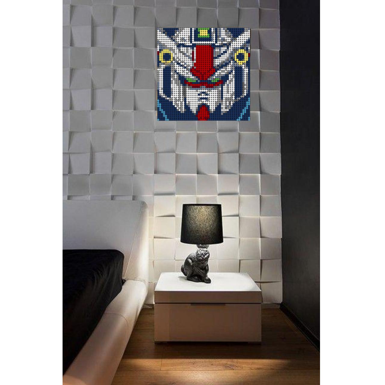 Movie MOC-90122 GUNDAM Pixel Art MOCBRICKLAND