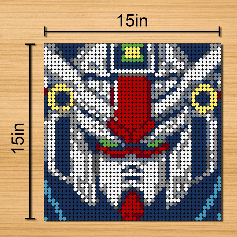 Movie MOC-90122 GUNDAM Pixel Art MOCBRICKLAND