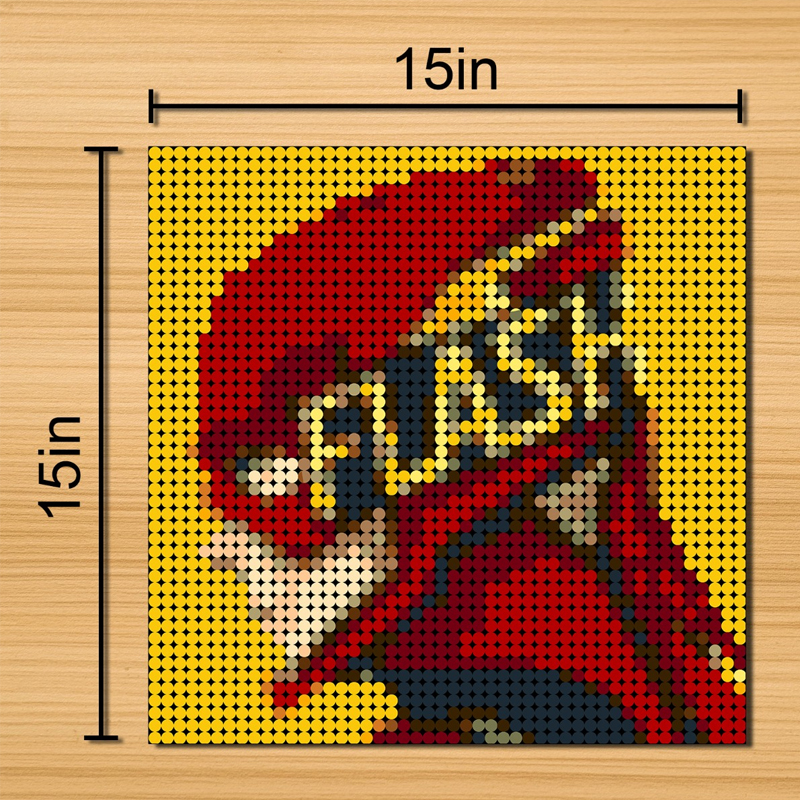 Movie MOC-90123 The Flash Pixel Art MOCBRICKLAND