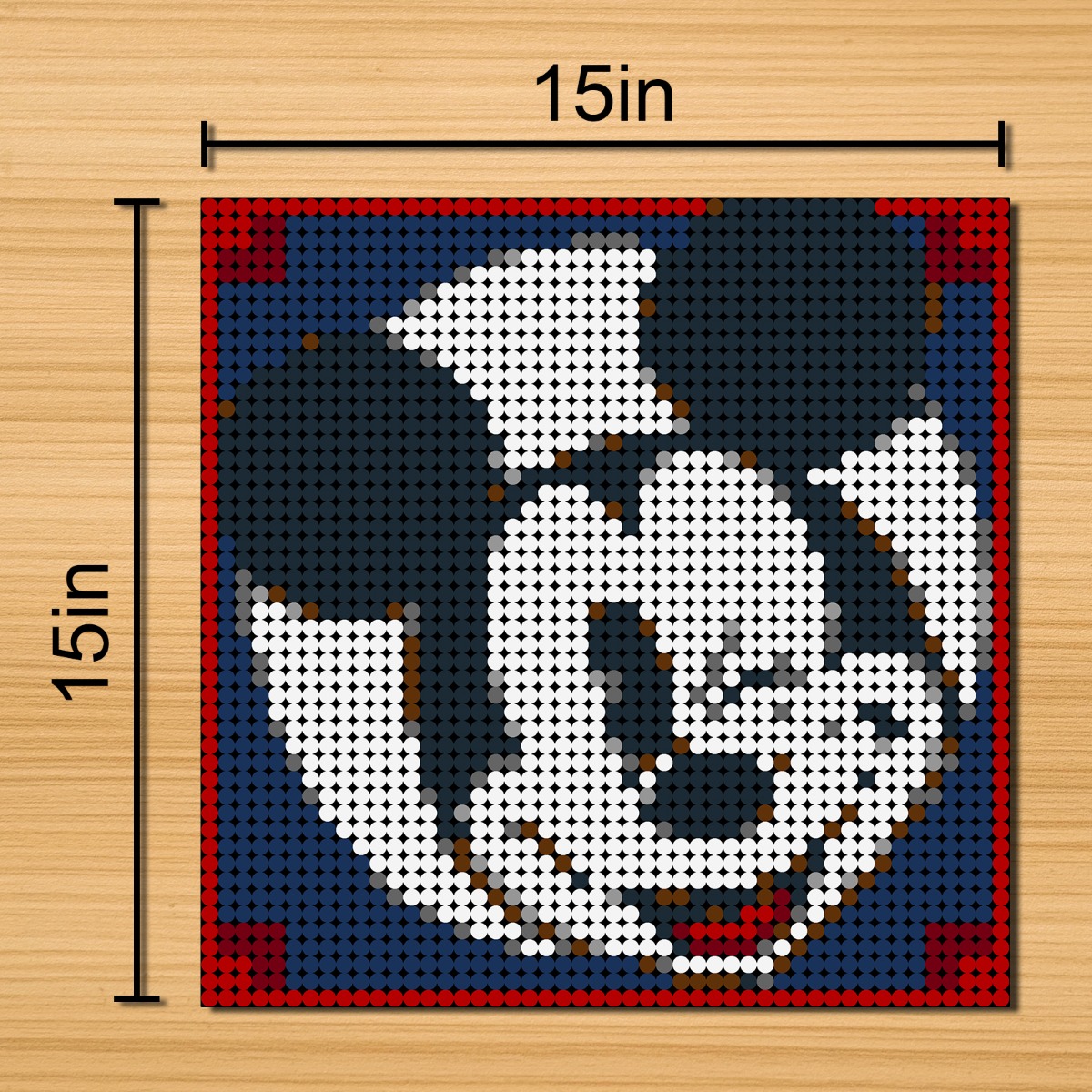 Movie MOC-90142 Mickey Mouse Pixel Art MOCBRICKLAND
