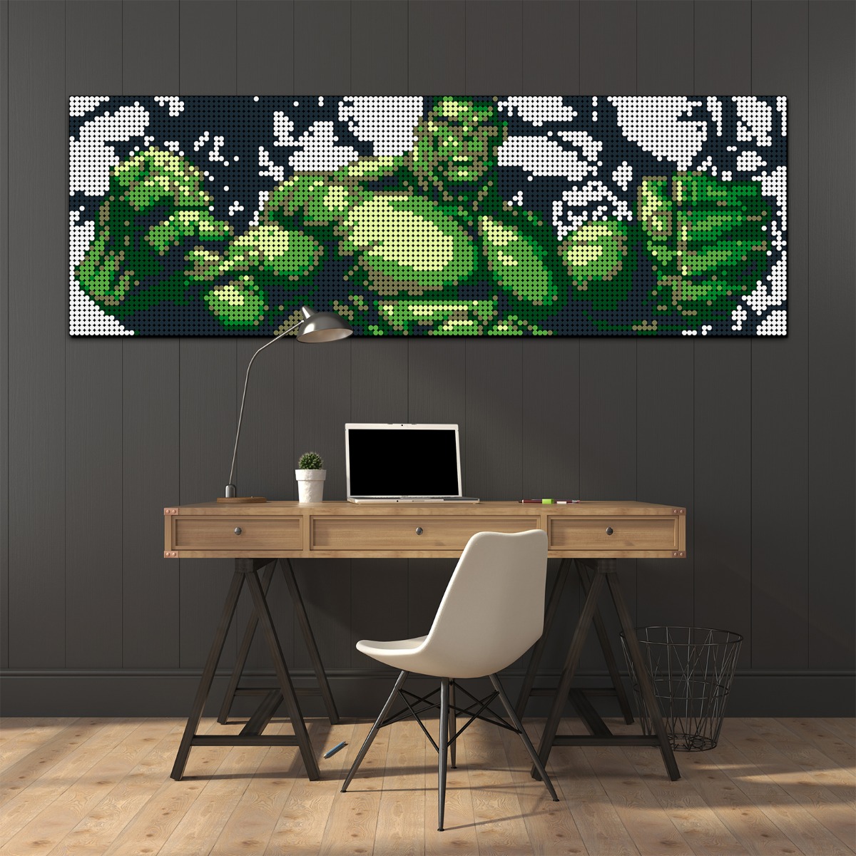 Movie MOC-90145 Hulk Pixel Art Big Scale MOCBRICKLAND