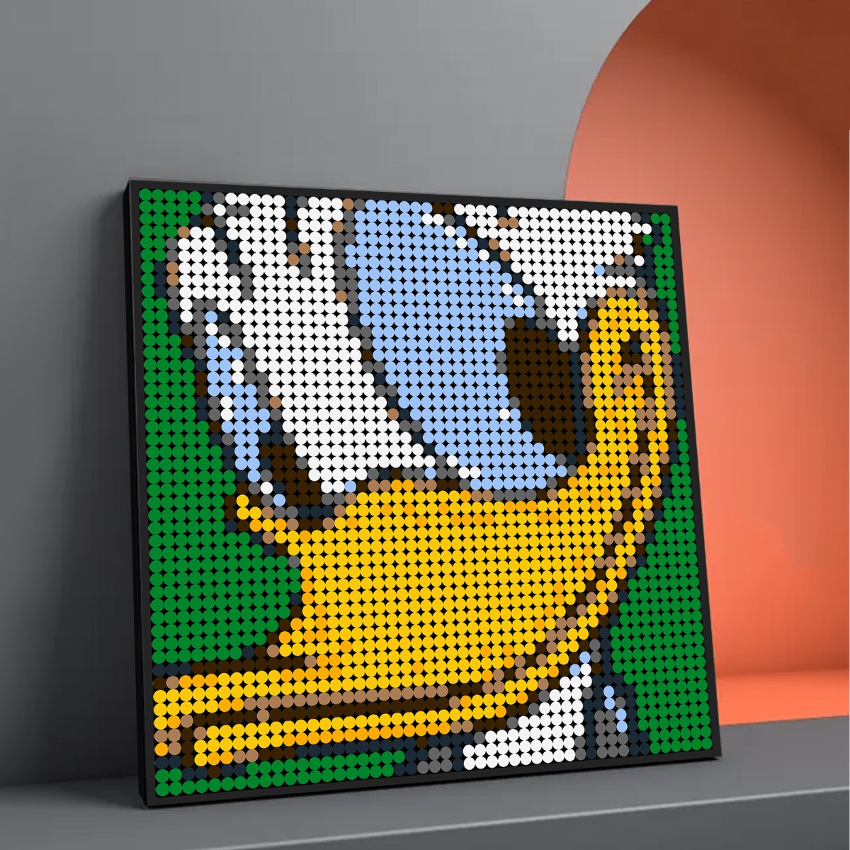 Movie MOC-90151 Donald Duck Pixel Art MOCBRICKLAND