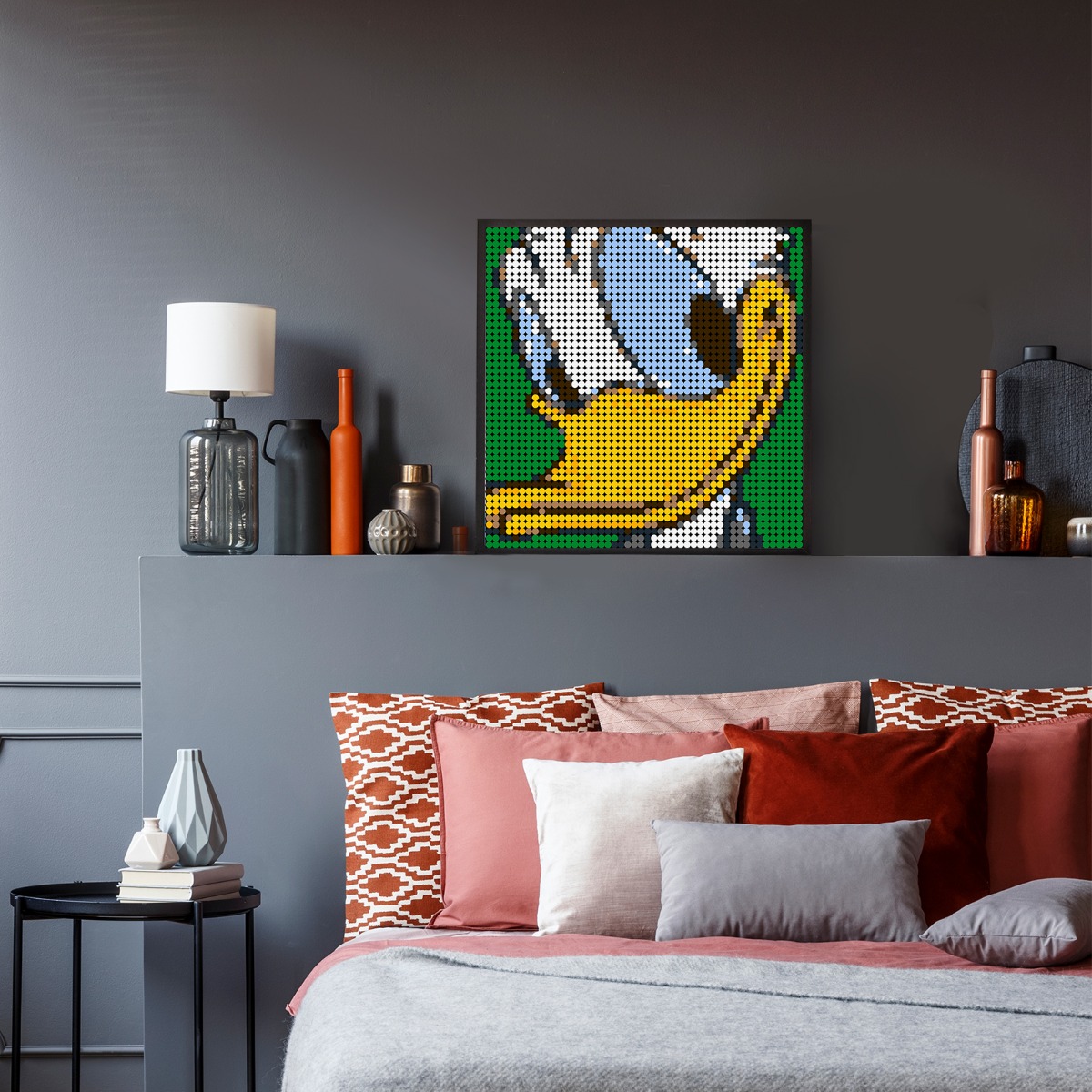 Movie MOC-90151 Donald Duck Pixel Art MOCBRICKLAND