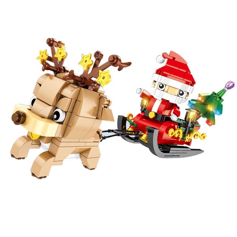 SEMBO 601090 Santa Claus Crystal Ball Christmas Series