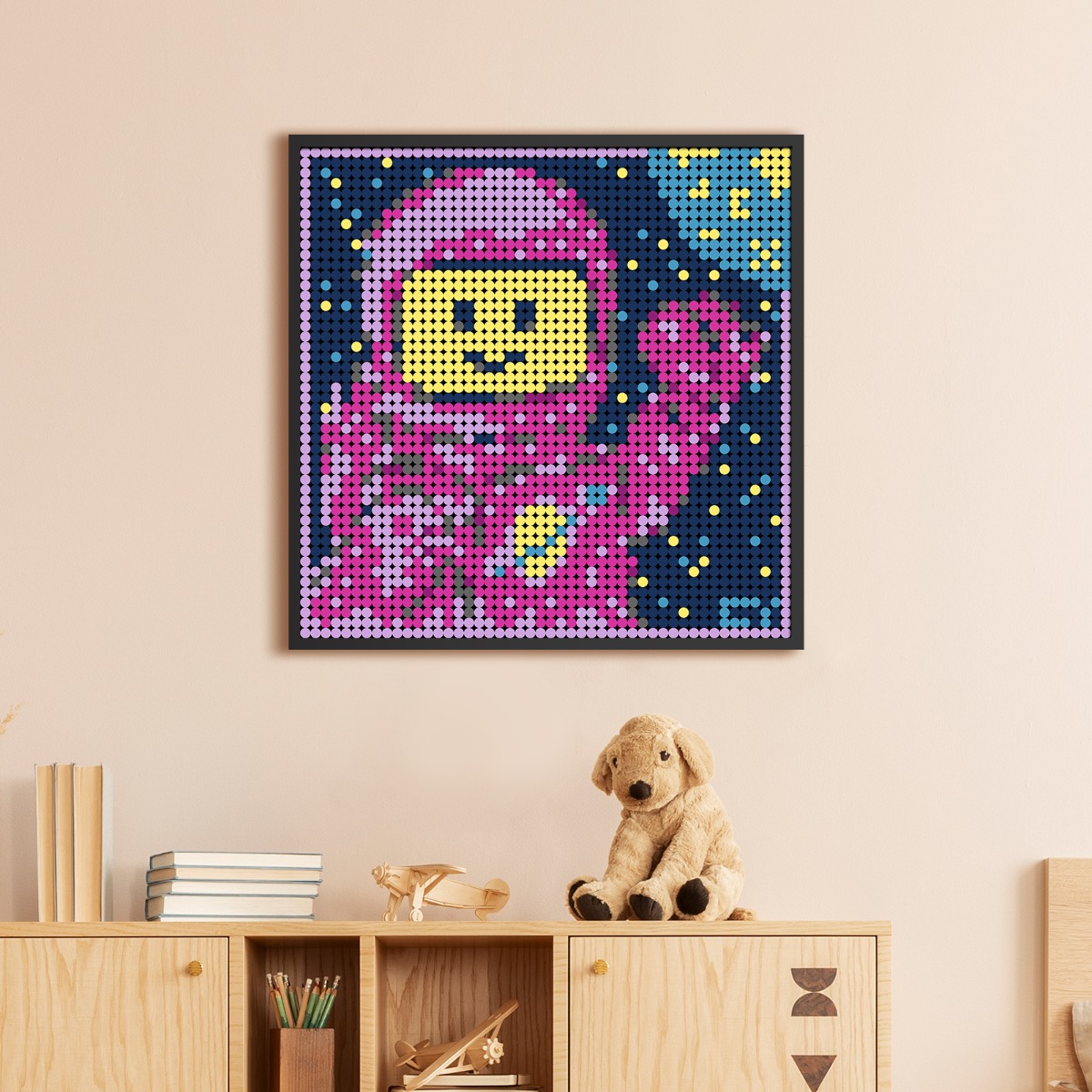 Space MOC-90153 Spaceman Pixel Art MOCBRICKLAND