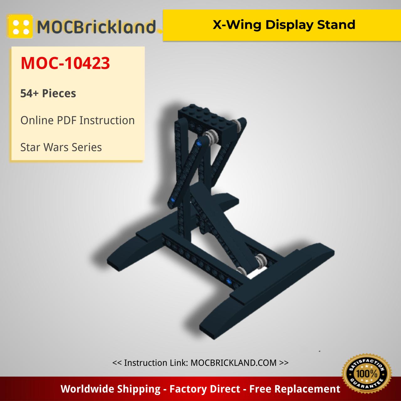 MOCBRICKLAND MOC-10423 X-Wing Display Stand