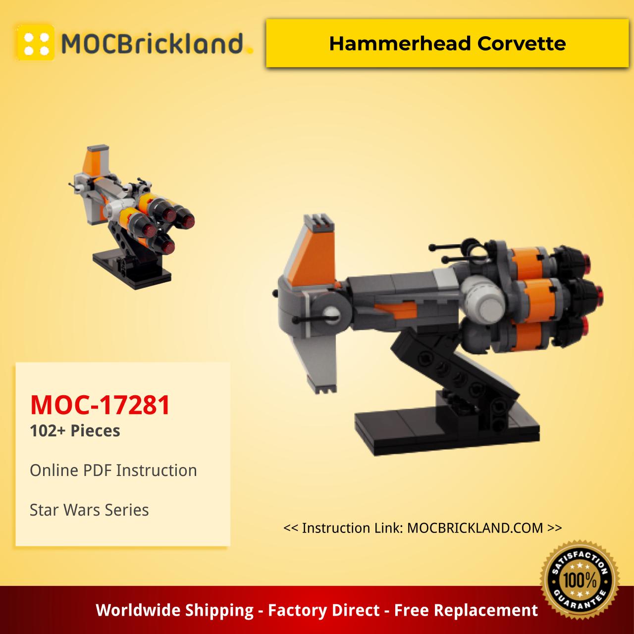 MOCBRICKLAND MOC-17281 Hammerhead Corvette