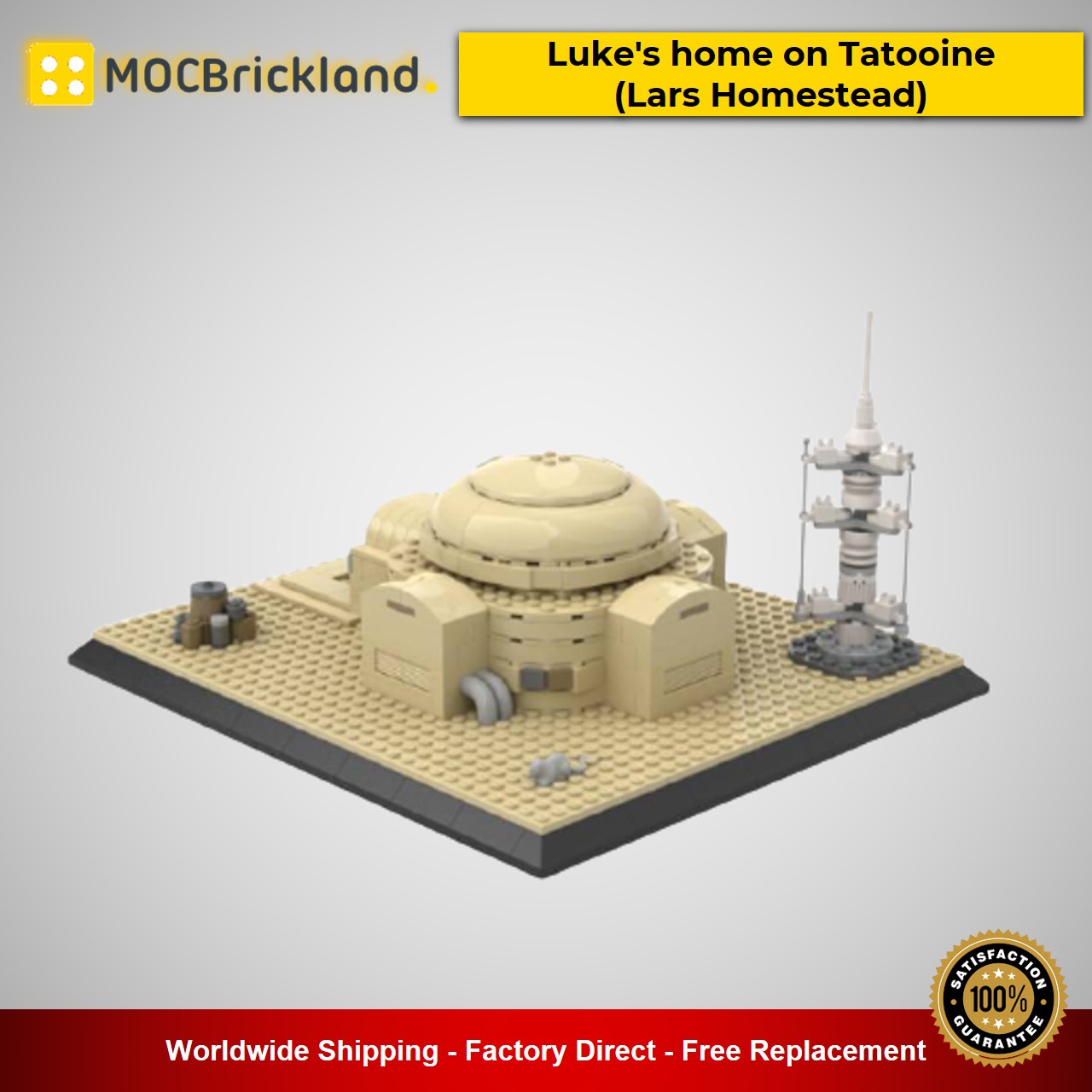 MOCBRICKLAND MOC-20097 Luke’s home on Tatooine (Lars Homestead)