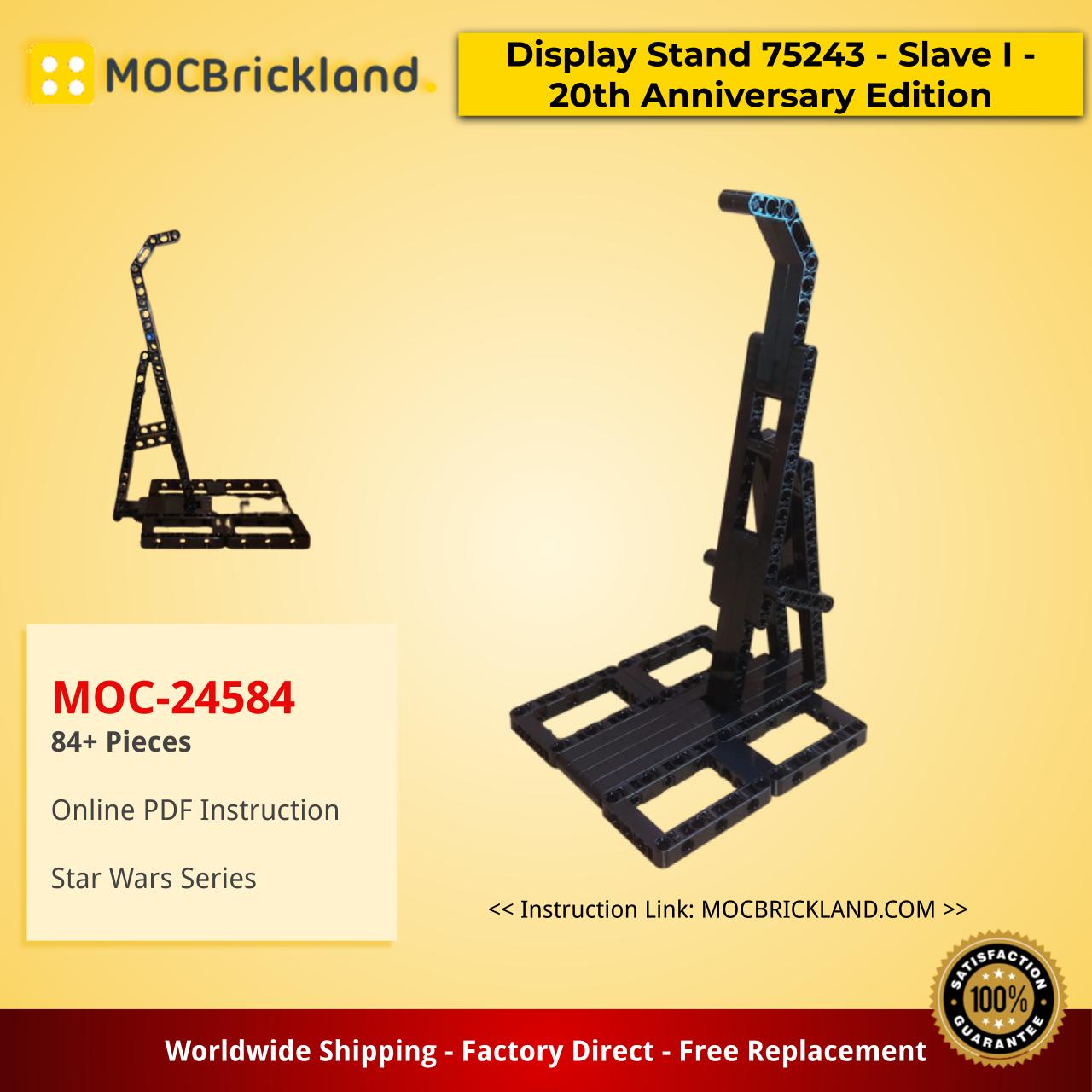 MOCBRICKLAND MOC-24584 Display Stand 75243 - Slave I - 20th Anniversary Edition