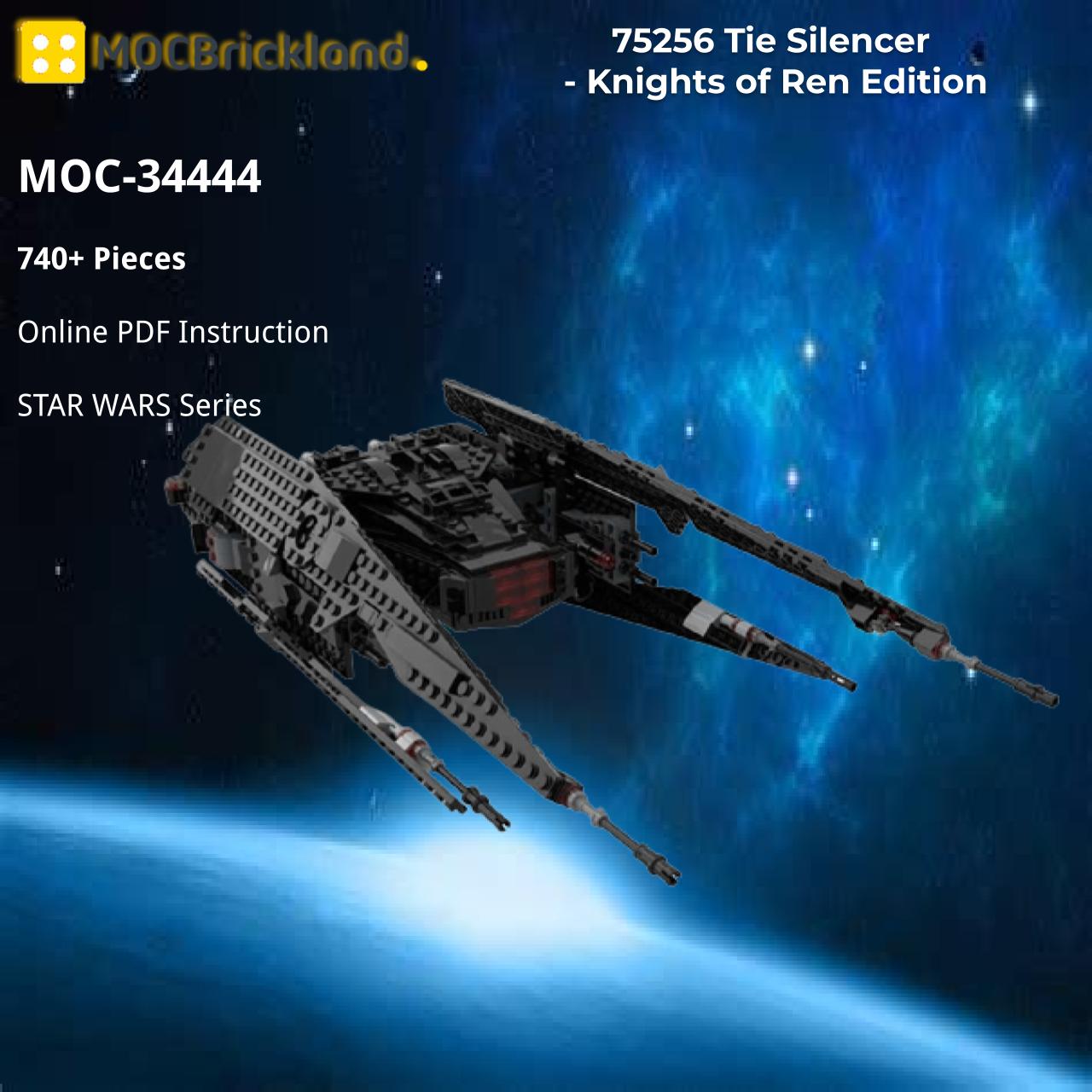 MOCBRICKLAND MOC-34444 75256 Tie Silencer - Knights of Ren Edition