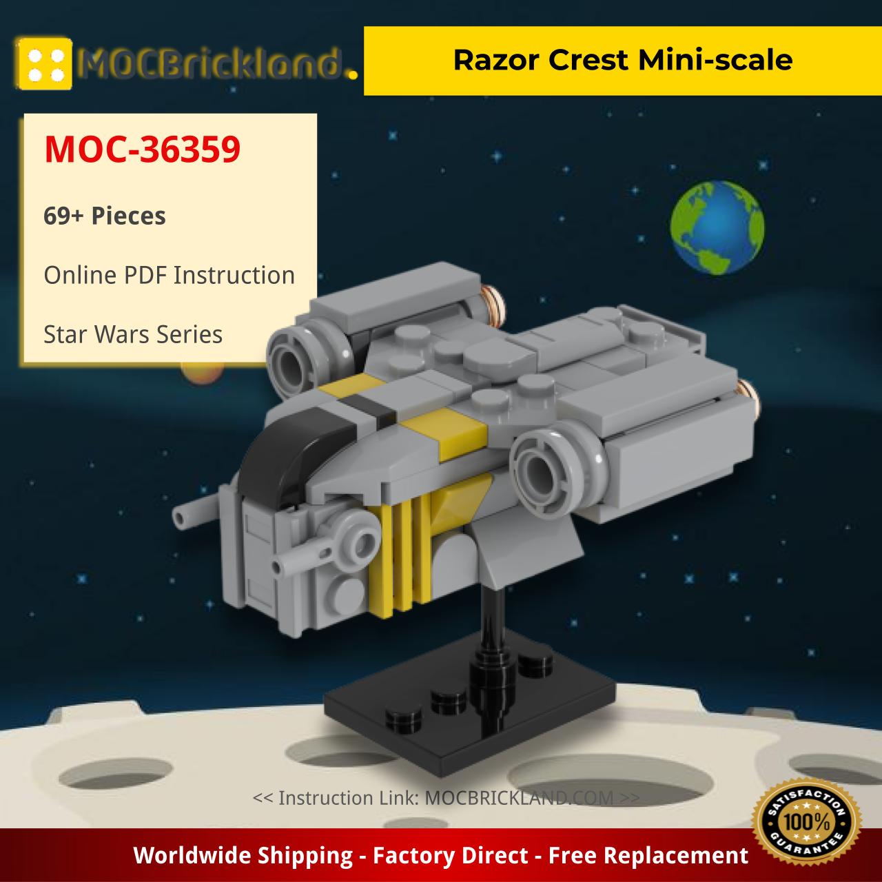 MOCBRICKLAND MOC-36359 Razor Crest Mini-scale
