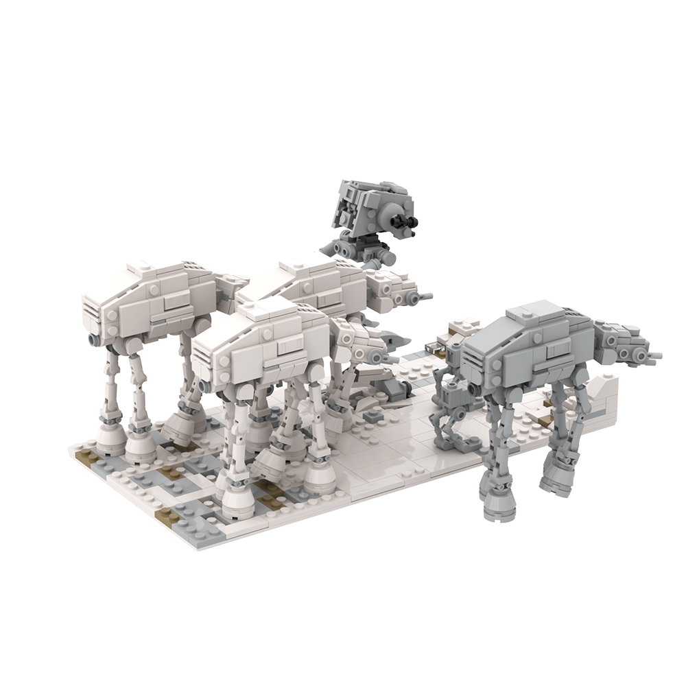 MOCBRICKLAND MOC-65500 Battle of HOTH: ATTACK
