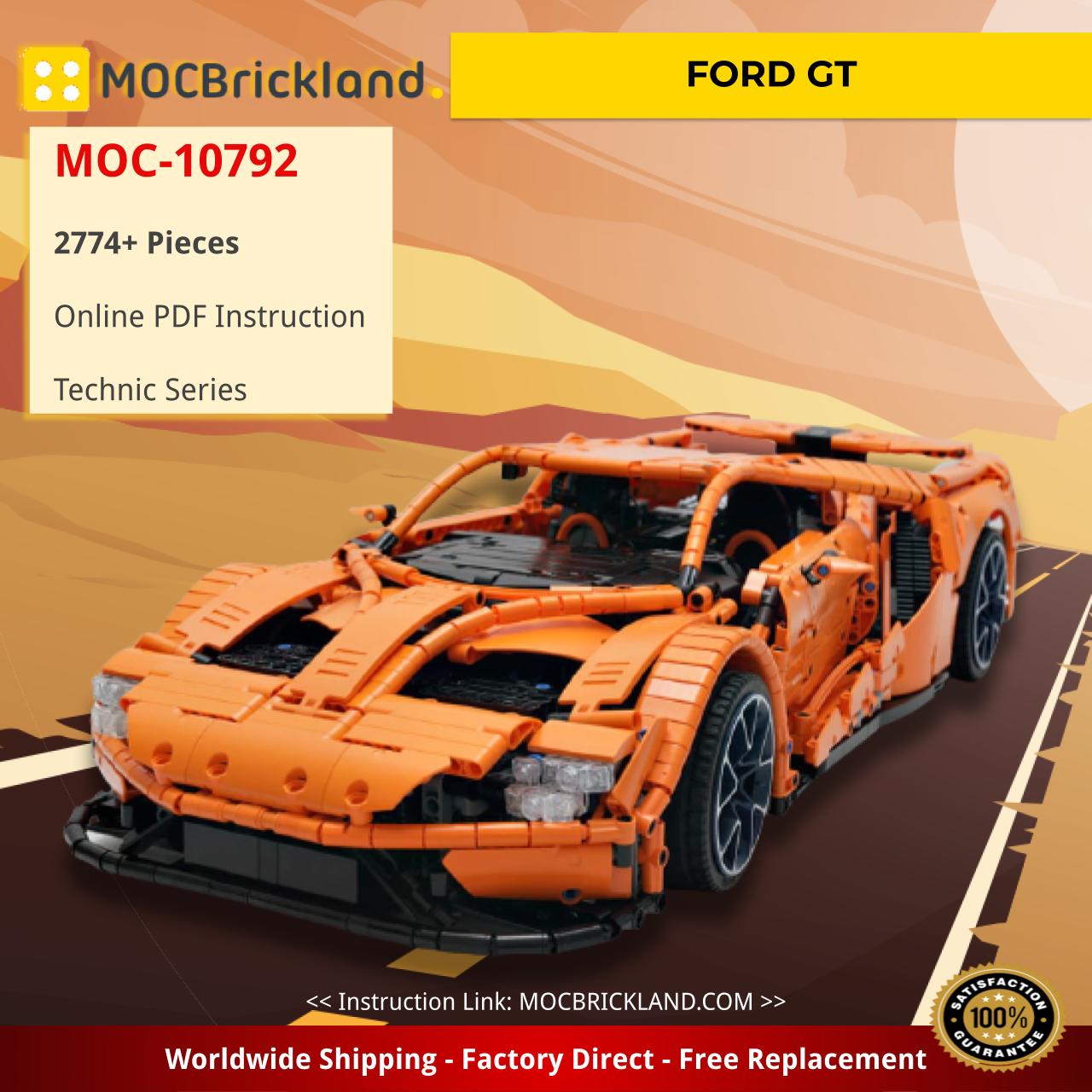 MOCBRICKLAND MOC-10792 FORD GT