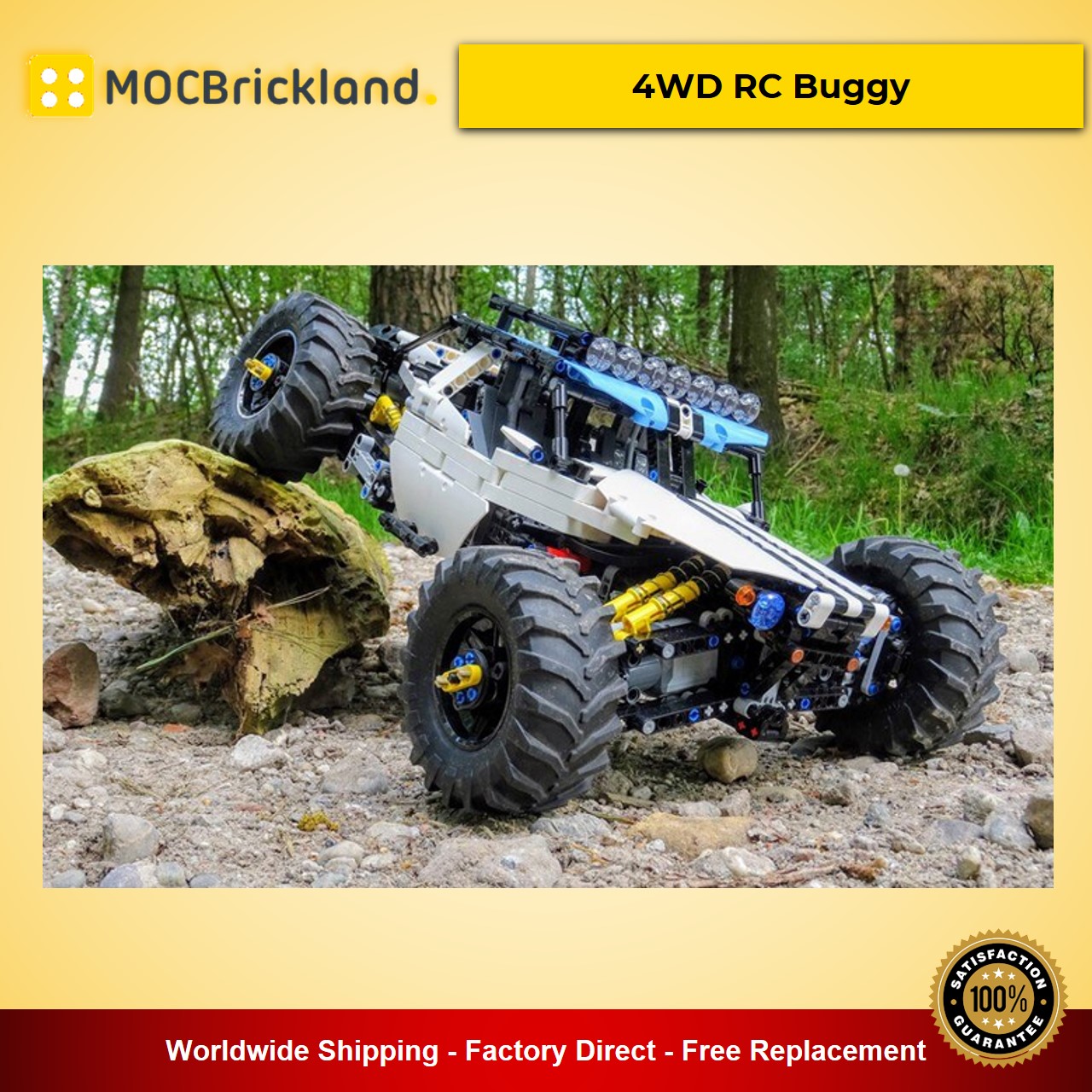 MOCBRICKLAND MOC-19517 4WD RC Buggy