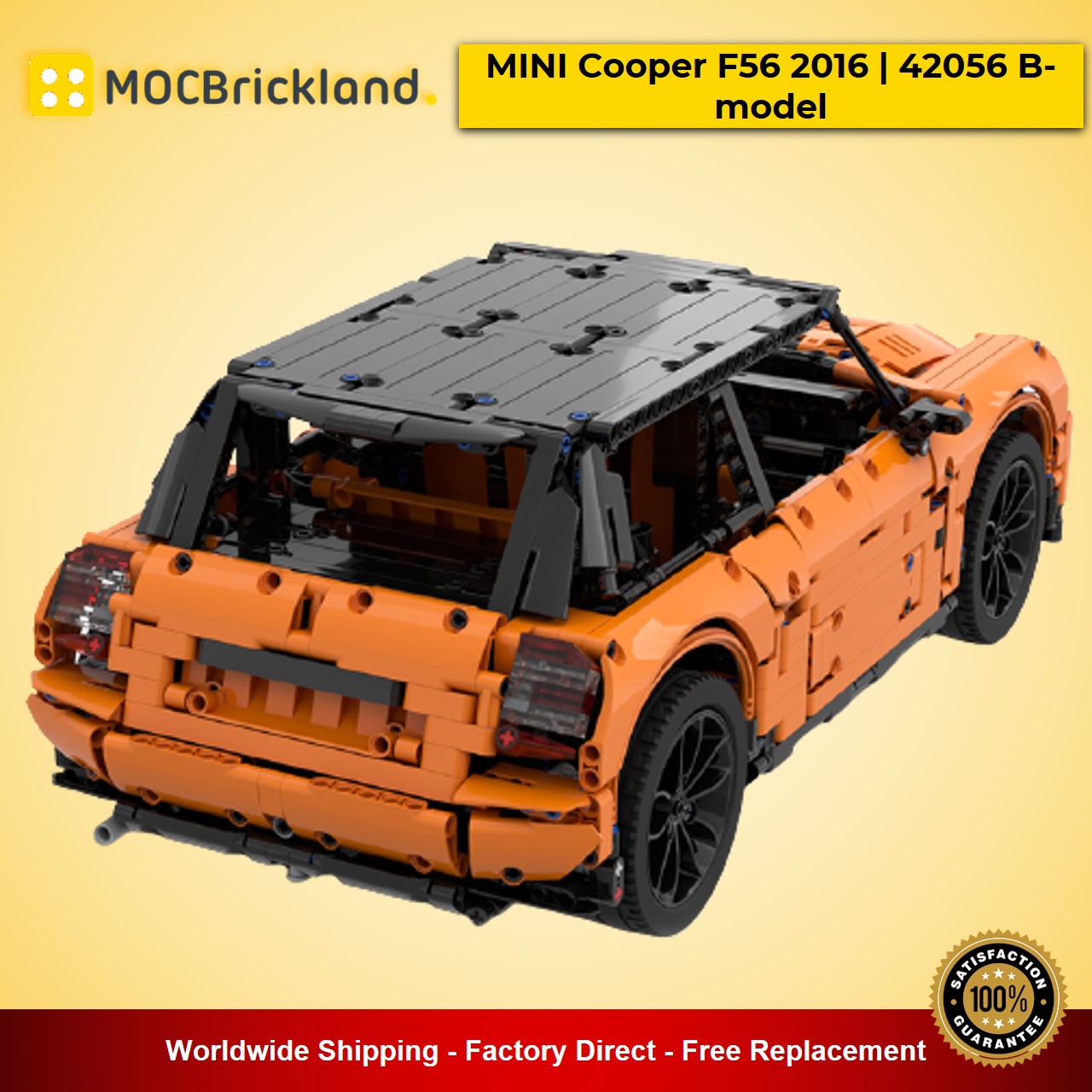 MOCBRICKLAND MOC-36559 MINI Cooper F56 2016 | 42056 B-model