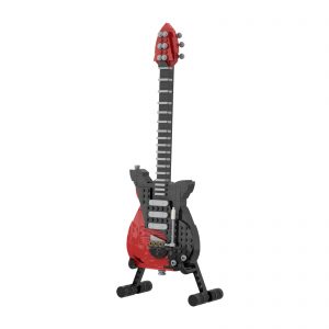 Creator Moc 62847 Guitar Red Special And Display Stand Mocbrickland (2)