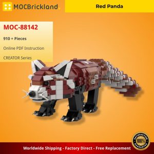 Creator Moc 88142 Red Panda By Moorebrix Mocbrickland (1)