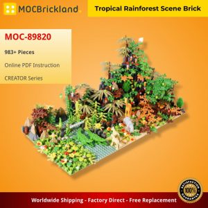 Creator Moc 89820 Tropical Rainforest Scene Brick Mocbrickland (5)