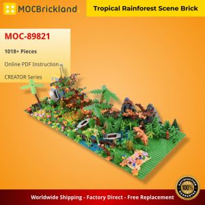 Creator Moc 89821 Tropical Rainforest Scene Brick Mocbrickland (4)