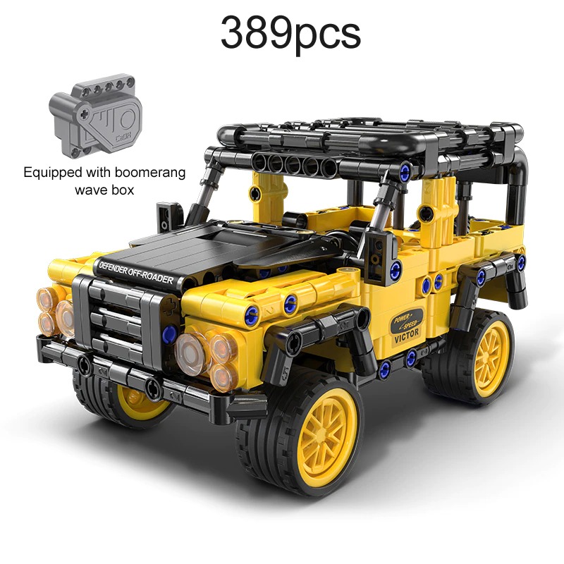CaDA C52028 Defend The Off-Road Vehicle Pull Back Car 1:18