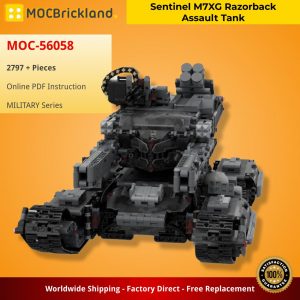 Military Moc 56058 Sentinel M7xg Razorback Assault Tank By Cyborg Samurai Mocbrickland (4)