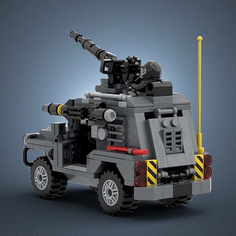 MOCBRICKLAND MOC-89817 Combat Jeep