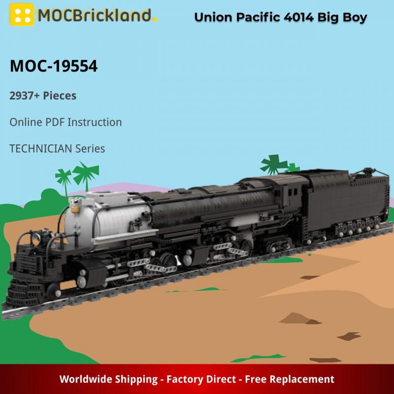 MOCBRICKLAND MOC-19554 Union Pacific 4014 Big Boy