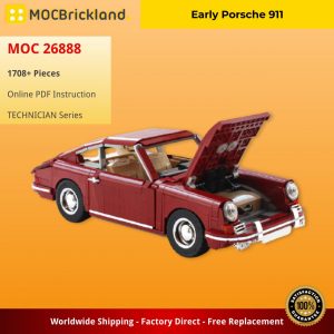 Mocbrickland Moc 26888 Early Porsche 911