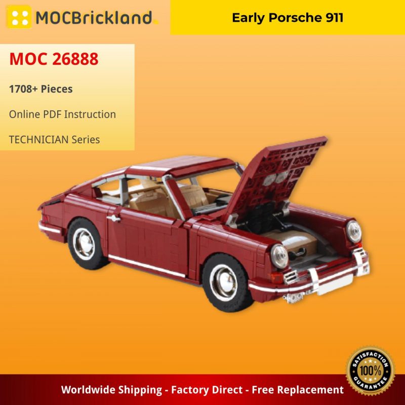 MOCBRICKLAND MOC 26888 Early Porsche 911