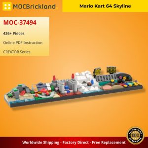 Mocbrickland Moc 37494 Mario Kart 64 Skyline (2)