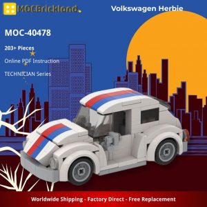 Mocbrickland Moc 40478 Volkswagen Herbie (2)
