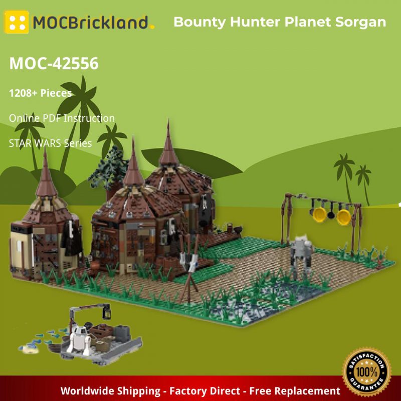 MOCBRICKLAND MOC-42556 Bounty Hunter Planet Sorgan