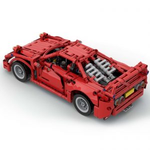 Mocbrickland Moc 43883 Ferrari F40 (6)