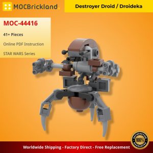 Mocbrickland Moc 44416 Destroyer Droid Droideka (2)