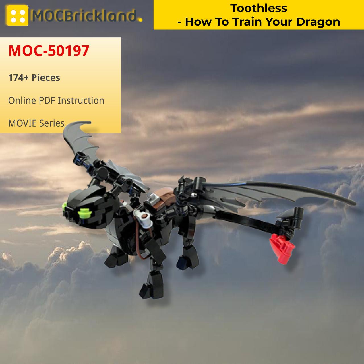 Mocbrickland Moc 50197 Toothless – How To Train Your Dragon (2) Mocbrickland Moc 50197 Toothless – How To Train Your Dragon (2)