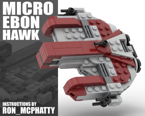 MOCBRICKLAND MOC-53095 Micro Ebon Hawk