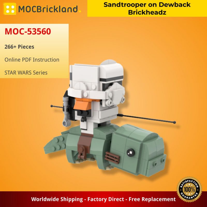 MOCBRICKLAND MOC-53560 Sandtrooper on Dewback Brickheadz