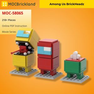 Mocbrickland Moc 58065 Among Us Brickheadz (2)