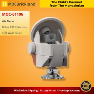 Mocbrickland Moc 61106 The Child’s Bassinet From The Mandalorian (2)