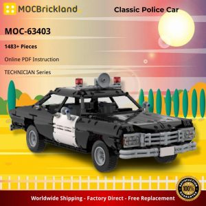 Mocbrickland Moc 63403 Classic Police Car (2)