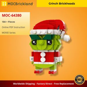 Mocbrickland Moc 64380 Grinch Brickheadz
