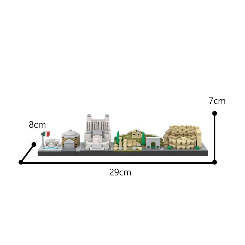 MOCBRICKLAND MOC-65023 Rome Skyline