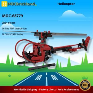 Mocbrickland Moc 68779 Helicopter (2)